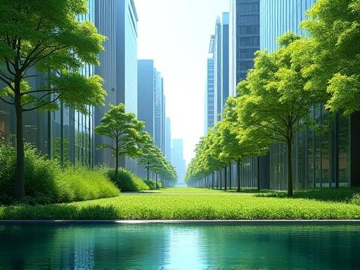 Image representing the blend of Seoul city life and nature.