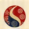 Traditional Korean pattern icon.