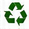 Recycling symbol icon.