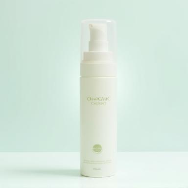 Organic foaming cleanser product.