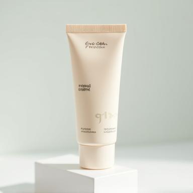 Tube of organic eye cream.