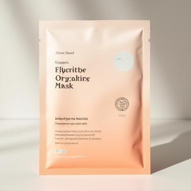 Sheet mask packaging from organic line.