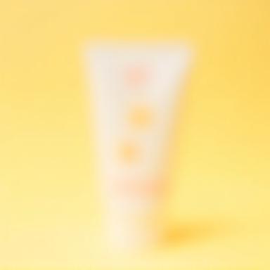Tube of organic sunscreen.